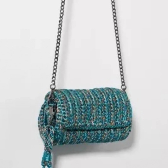 Anthropologie Catarina Mina Woven Envelope Crossbody Bag - Picture 3 of 5